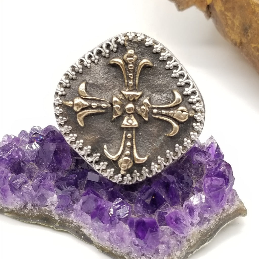 Knights Templar Ring, Viking cross Ring