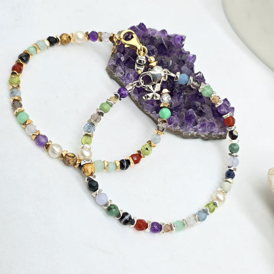 Gates of Heaven Bracelet featuring all the stones from the Book of Revelation and Aarons Breastplate, Unique Mother's gift, Christian