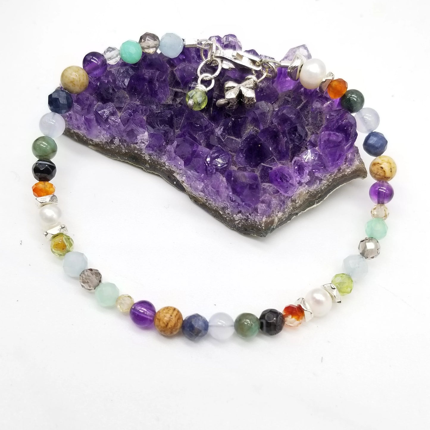 Gates of Heaven Bracelet featuring all the stones from the Book of Revelation and Aarons Breastplate, Unique Mother's gift, Christian