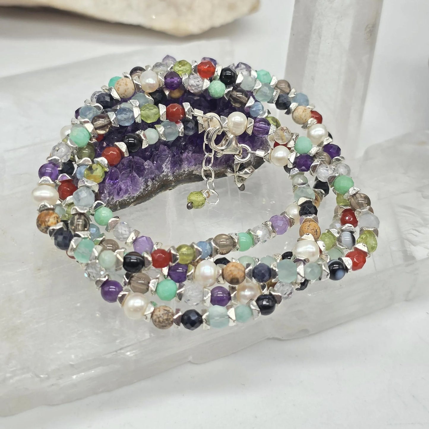 Gates of Heaven : Multi-Stone Necklace or Wrap Bracelet, Revelation Stones Necklace