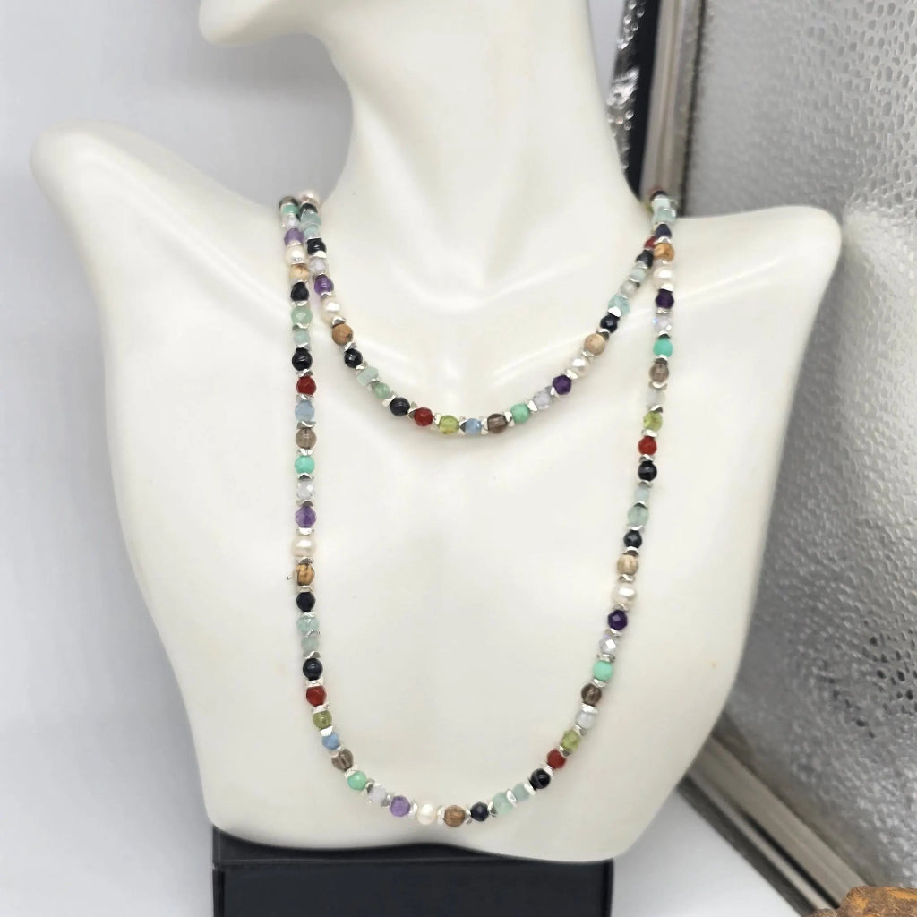 Gates of Heaven : Multi-Stone Necklace or Wrap Bracelet, Revelation Stones Necklace